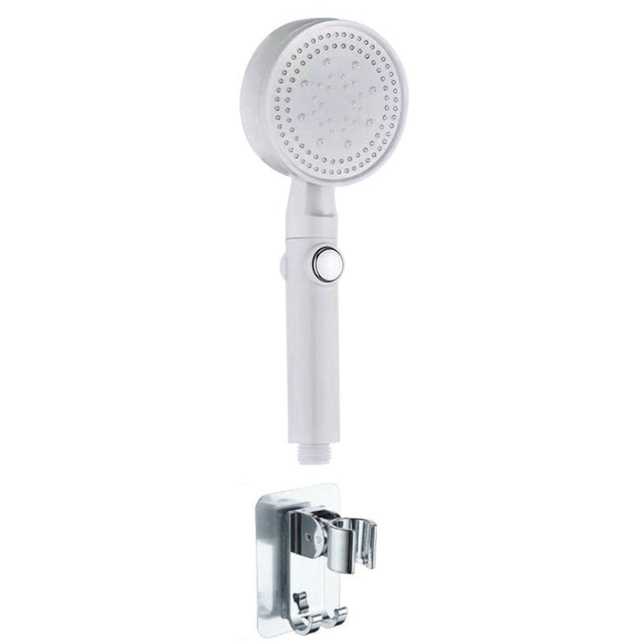 Lisslune | Contemporary Shower Head Handheld Shower Wall Mounted Round Plastic Shower Head Combo
