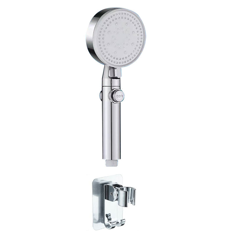 Lisslune | Contemporary Shower Head Handheld Shower Wall Mounted Round Plastic Shower Head Combo