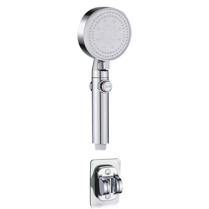 Lisslune | Contemporary Shower Head Handheld Shower Wall Mounted Round Plastic Shower Head Combo