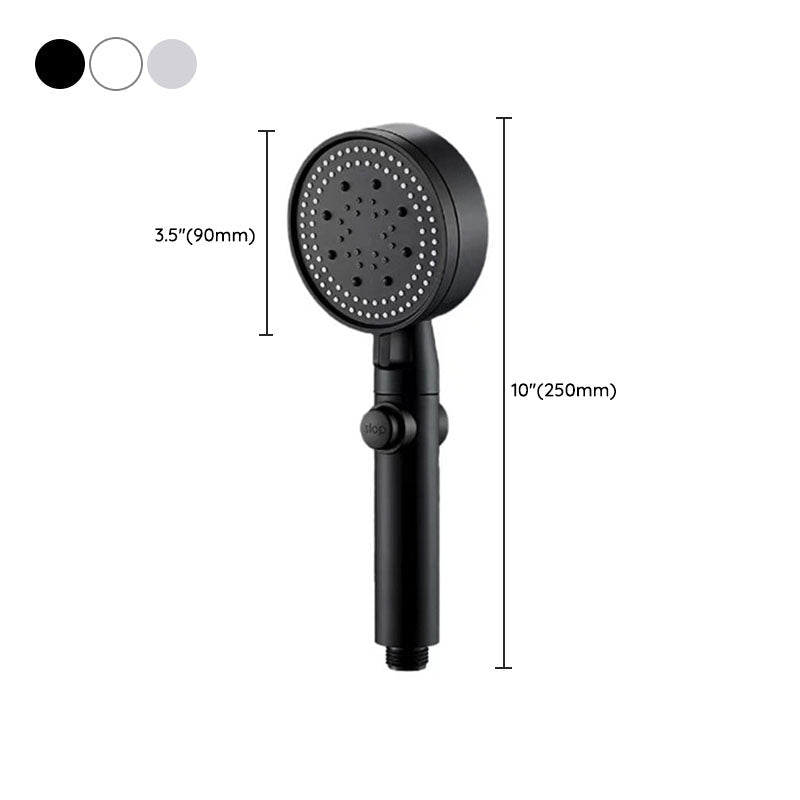 Lisslune | Contemporary Shower Head Handheld Shower Wall Mounted Round Plastic Shower Head Combo