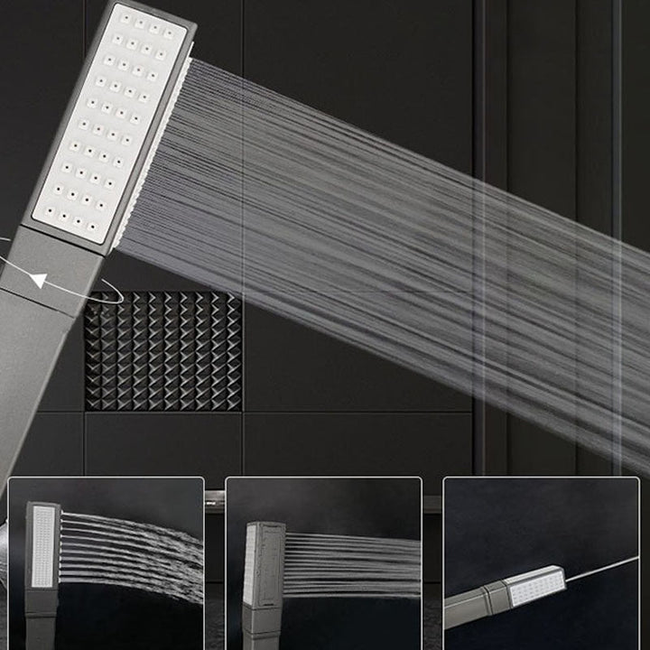 Lisslune | Contemporary Shower Head Solid Color Plastic Handheld Shower Head
