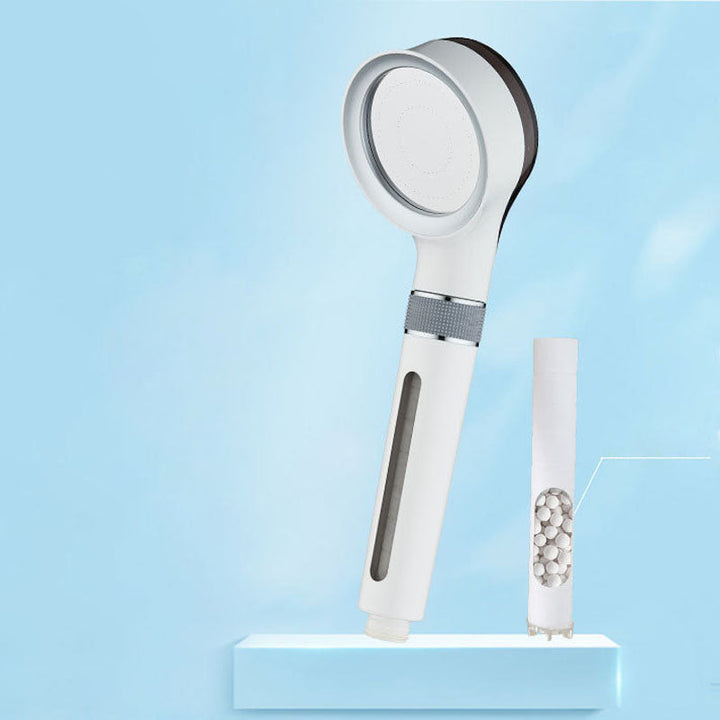 Lisslune | Modern Plastic Showerhead Water Filtration Round Hand Shower
