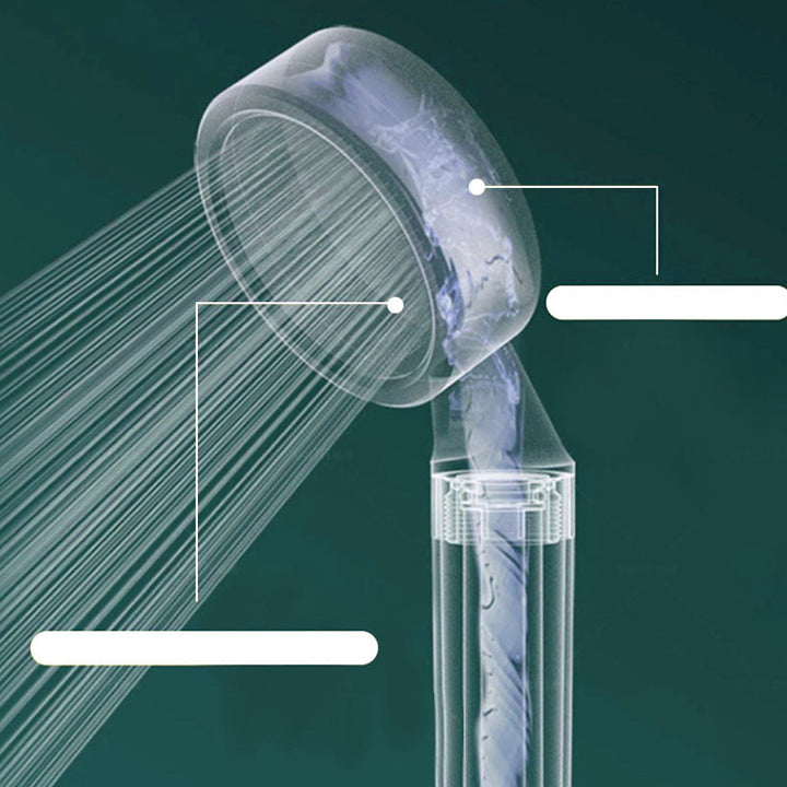 Lisslune | Modern Plastic Showerhead Water Filtration Round Hand Shower