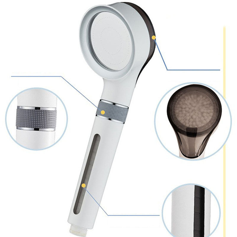 Lisslune | Modern Plastic Showerhead Water Filtration Round Hand Shower