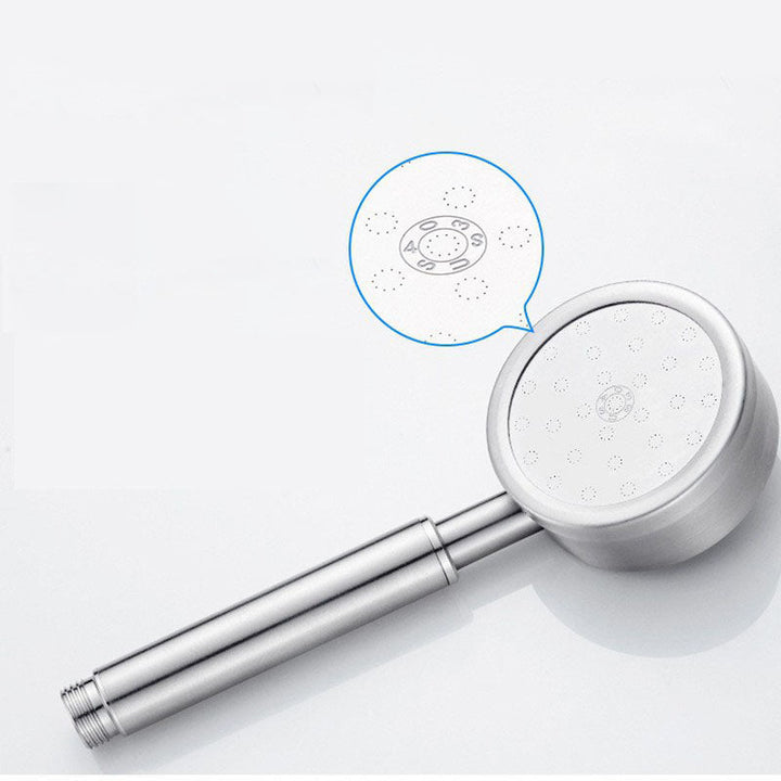 Lisslune | Metal Handheld Showerhead Modern Solid Color Round Showerheads