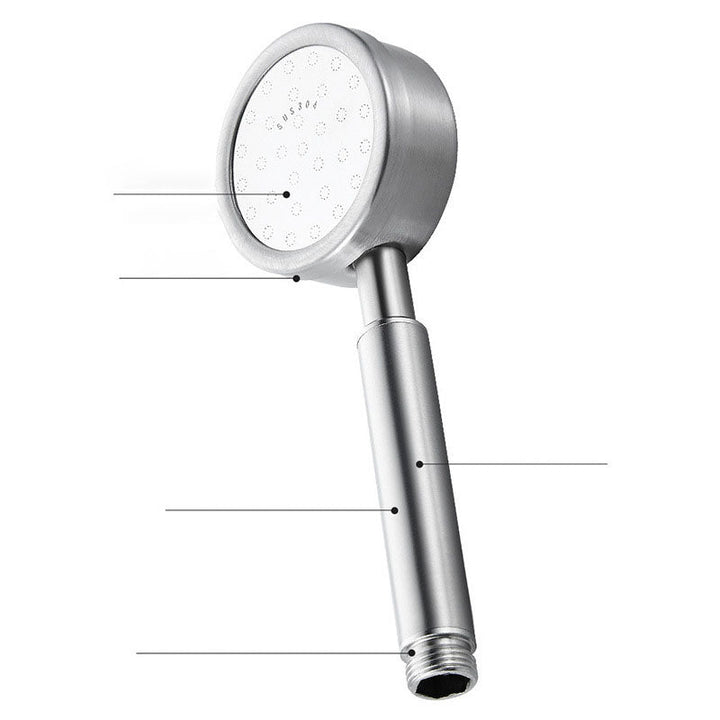Lisslune | Metal Handheld Showerhead Modern Solid Color Round Showerheads