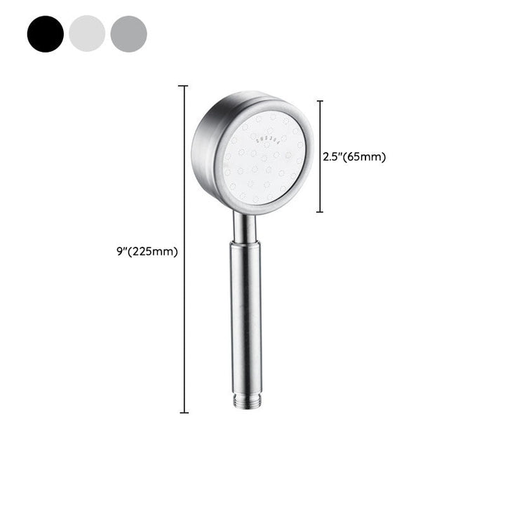 Lisslune | Metal Handheld Showerhead Modern Solid Color Round Showerheads