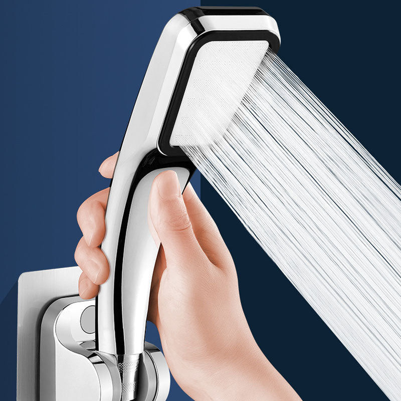 Lisslune | Traditional handheld shower head metal hand shower with square shape