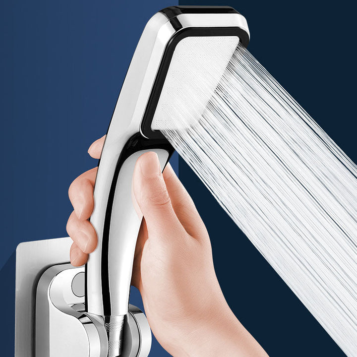 Lisslune | Traditional handheld shower head metal hand shower with square shape