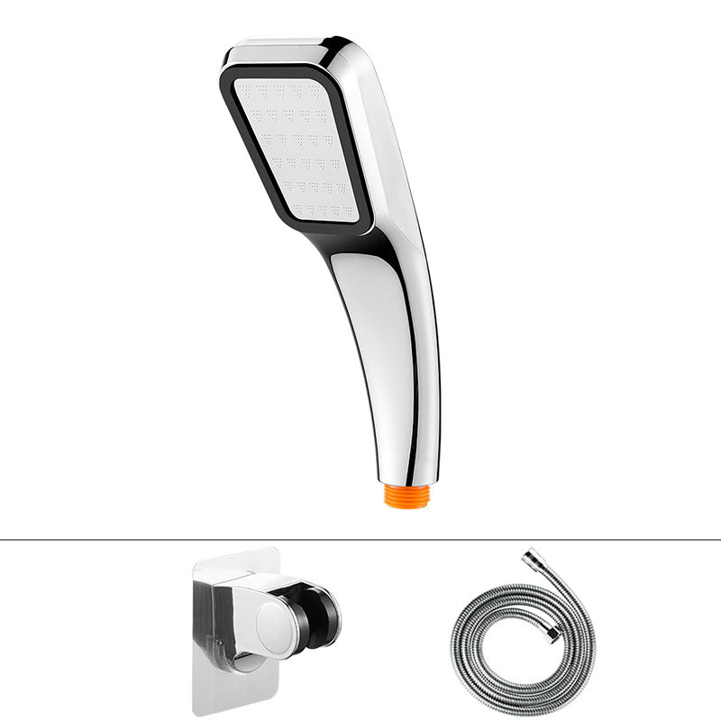 Lisslune | Traditional handheld shower head metal hand shower with square shape
