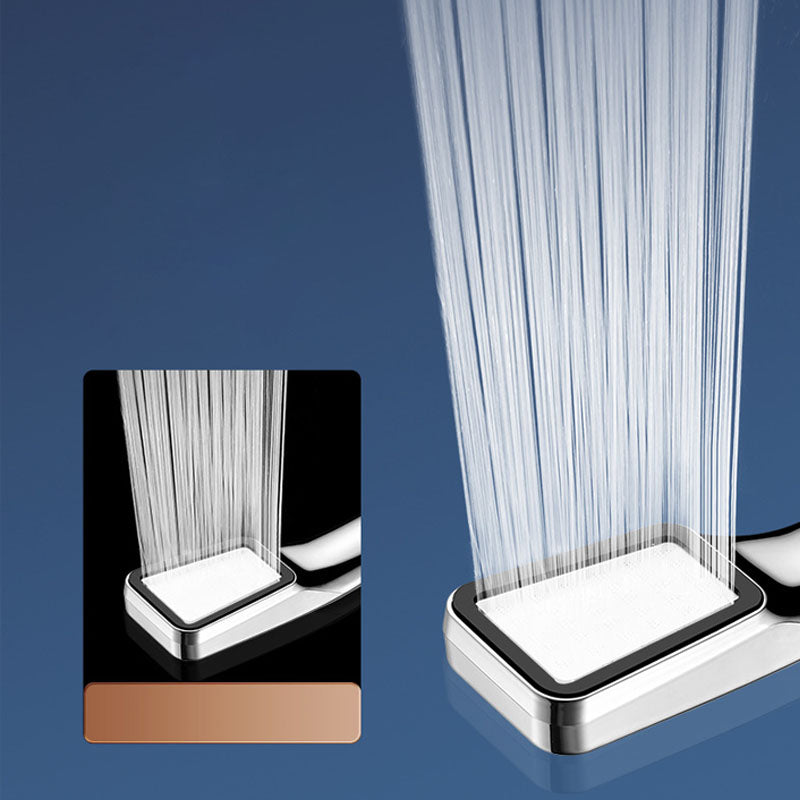 Lisslune | Traditional handheld shower head metal hand shower with square shape