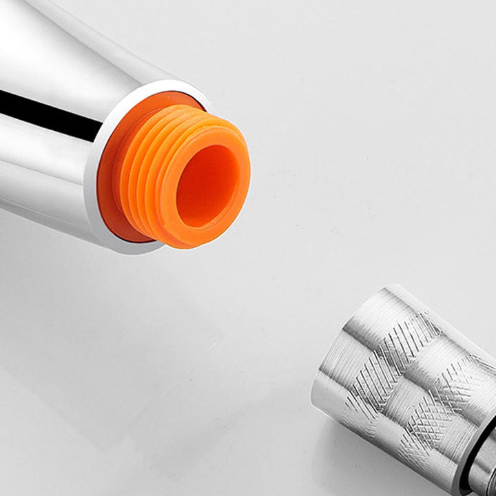 Lisslune | Traditional handheld shower head metal hand shower with square shape