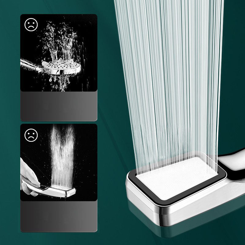 Lisslune | Traditional Style Handheld Shower Plastic Handheld Shower with Square Shape