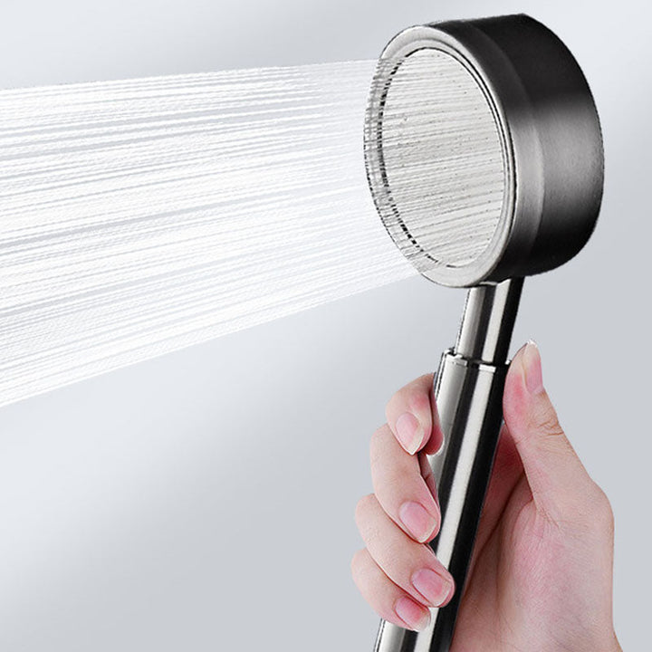 Lisslune | Showerhead Stainless Steel Adjustable Model Rust Protection Hand Shower