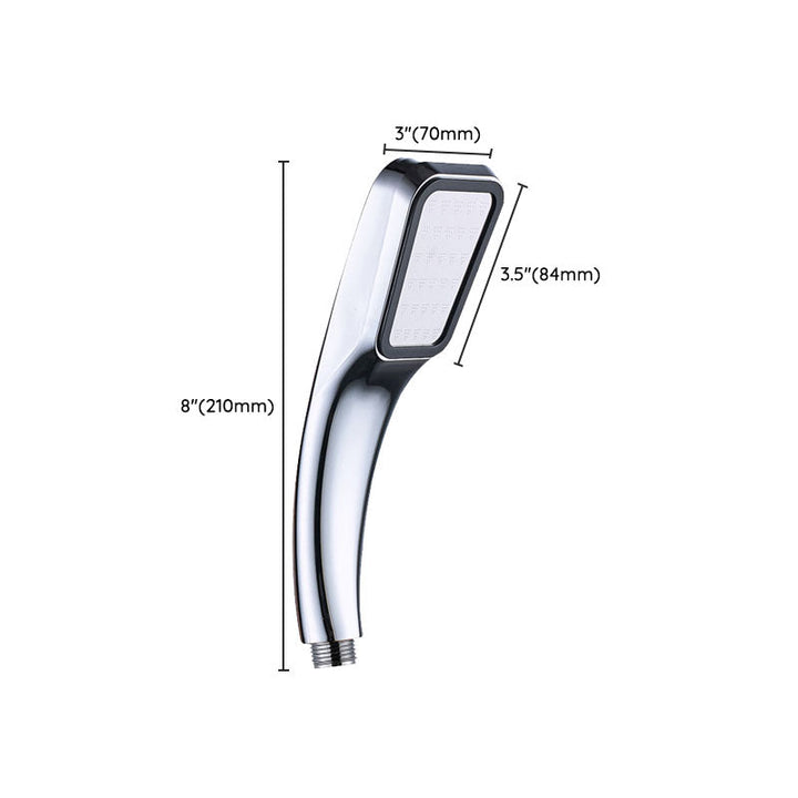 Lisslune | Bathroom Shower Head Square Rain Spray Stainless Steel Shower Head