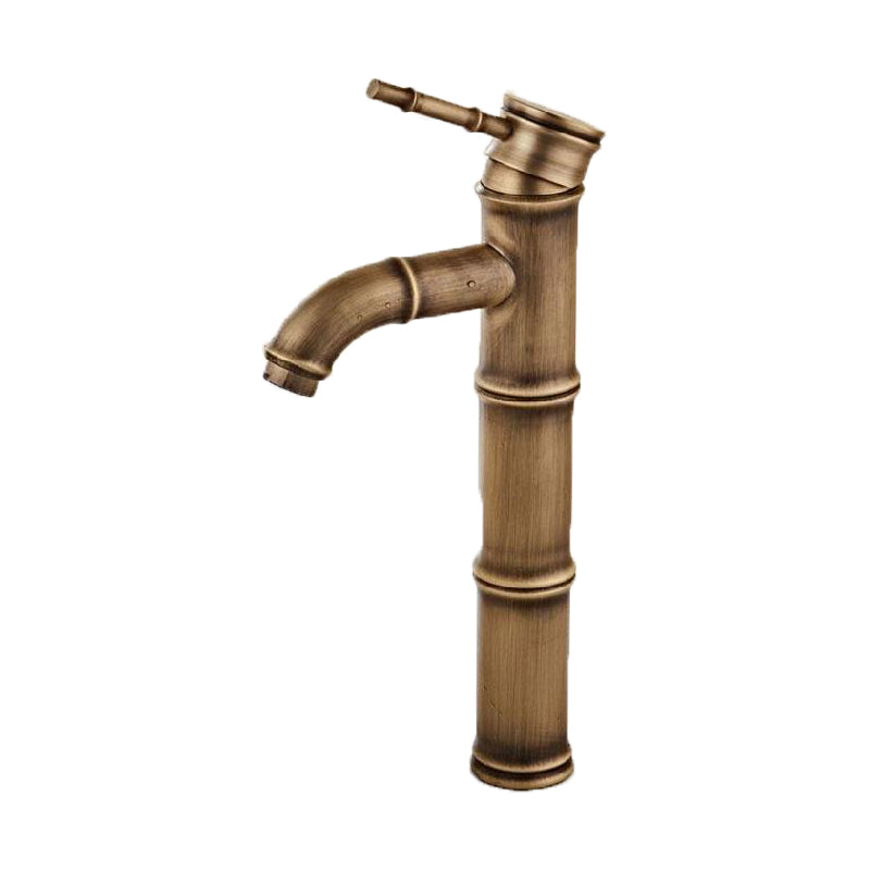 Lisslune | Brass Country Basin Faucet Single Hole Sink Faucet for Bathroom