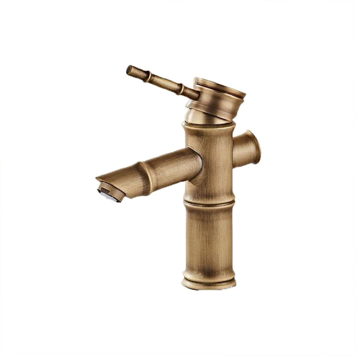 Lisslune | Brass Country Basin Faucet Single Hole Sink Faucet for Bathroom