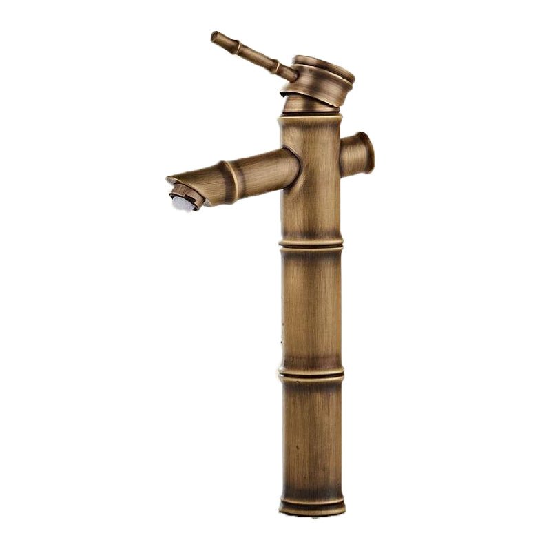 Lisslune | Brass Country Basin Faucet Single Hole Sink Faucet for Bathroom