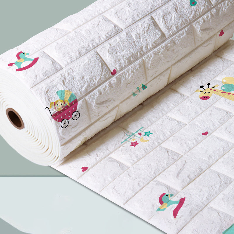 Lisslune | Modern Cartoon Wall Covering Peel and Stick Wall Ceiling for Bedroom