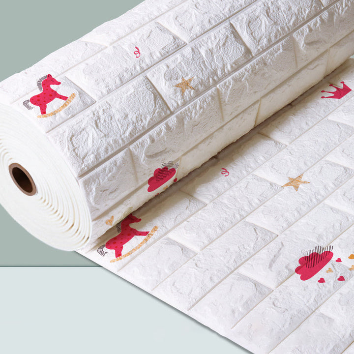 Lisslune | Modern Cartoon Wall Covering Peel and Stick Wall Ceiling for Bedroom