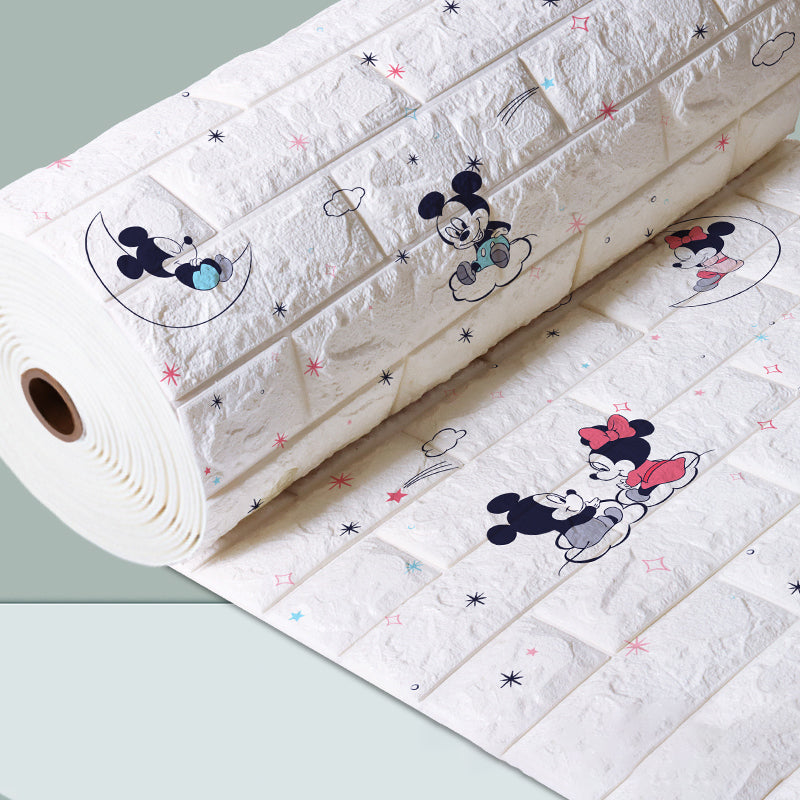Lisslune | Modern Cartoon Wall Covering Peel and Stick Wall Ceiling for Bedroom