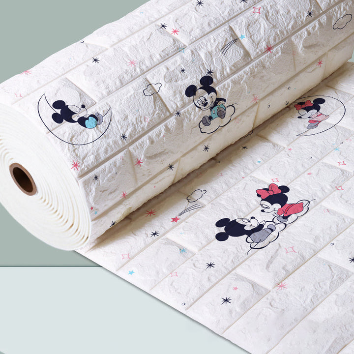 Lisslune | Modern Cartoon Wall Covering Peel and Stick Wall Ceiling for Bedroom