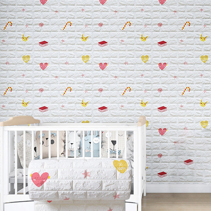 Lisslune | Modern Cartoon Wall Covering Peel and Stick Wall Ceiling for Bedroom