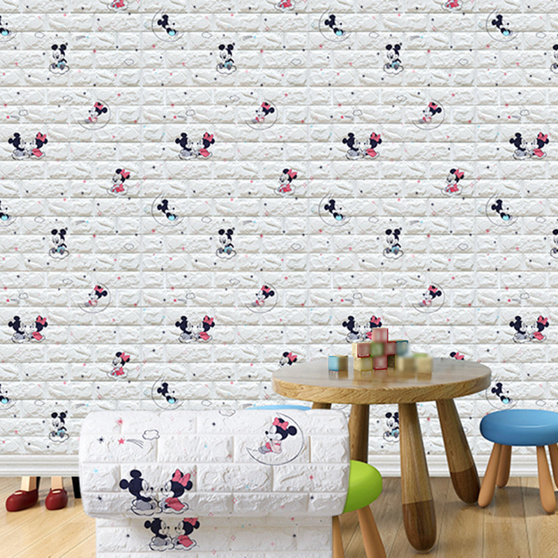 Lisslune | Modern Cartoon Wall Covering Peel and Stick Wall Ceiling for Bedroom