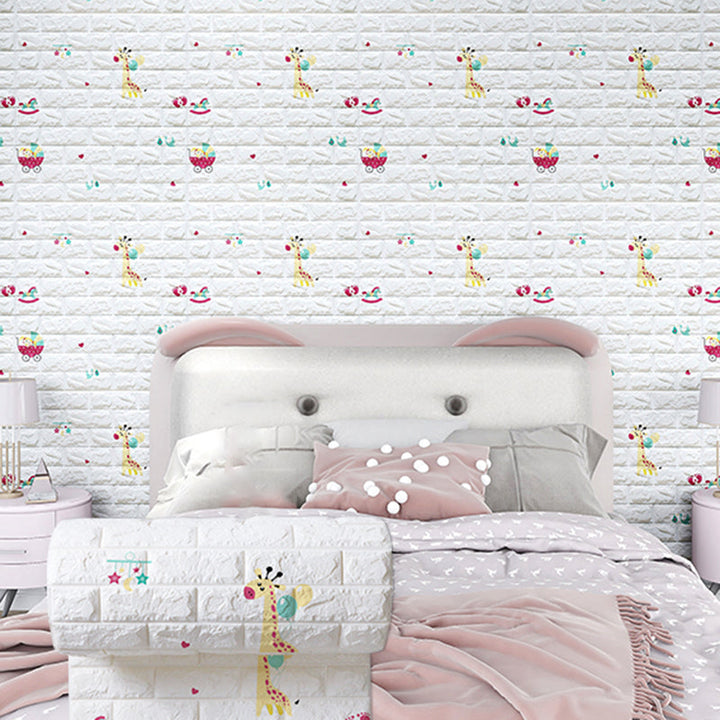 Lisslune | Modern Cartoon Wall Covering Peel and Stick Wall Ceiling for Bedroom