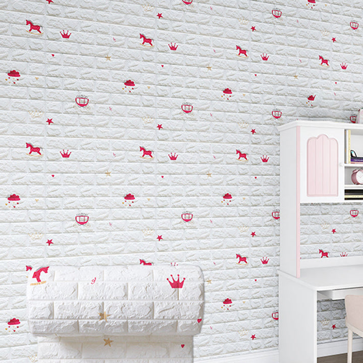 Lisslune | Modern Cartoon Wall Covering Peel and Stick Wall Ceiling for Bedroom