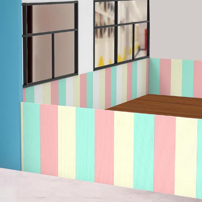 Lisslune | Color Block Upholstery Wall Panel Self-adhesive Foam Interior Wall Tile
