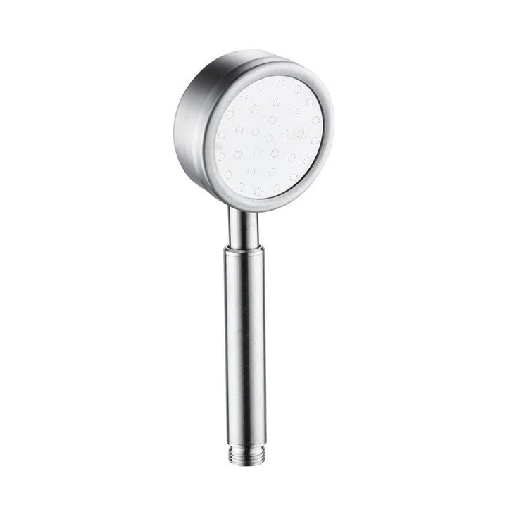 Lisslune | Classic Shower Head Round Metal Handheld Shower Head in Silver