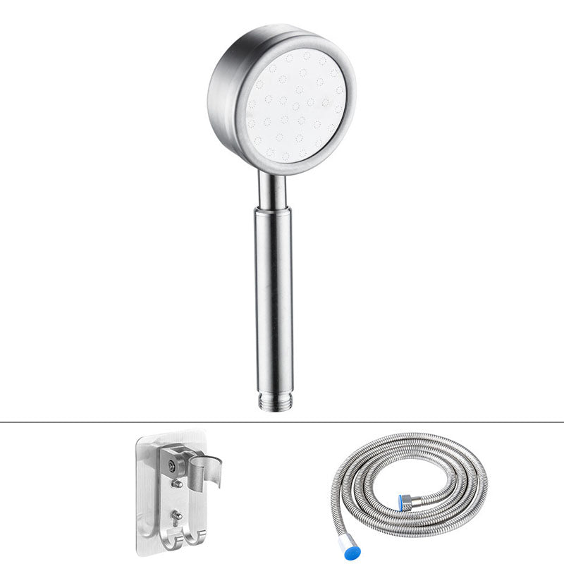 Lisslune | Classic Shower Head Round Metal Handheld Shower Head in Silver