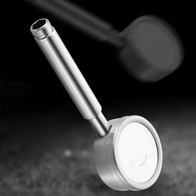 Lisslune | Classic Shower Head Round Metal Handheld Shower Head in Silver