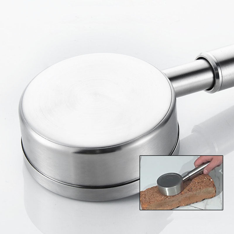 Lisslune | Classic Shower Head Round Metal Handheld Shower Head in Silver