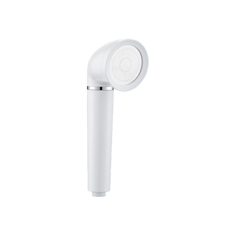 Lisslune | White round shower head plastic supercharged hand shower