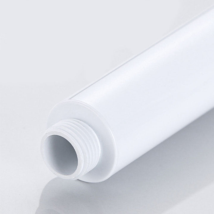 Lisslune | White round shower head plastic supercharged hand shower