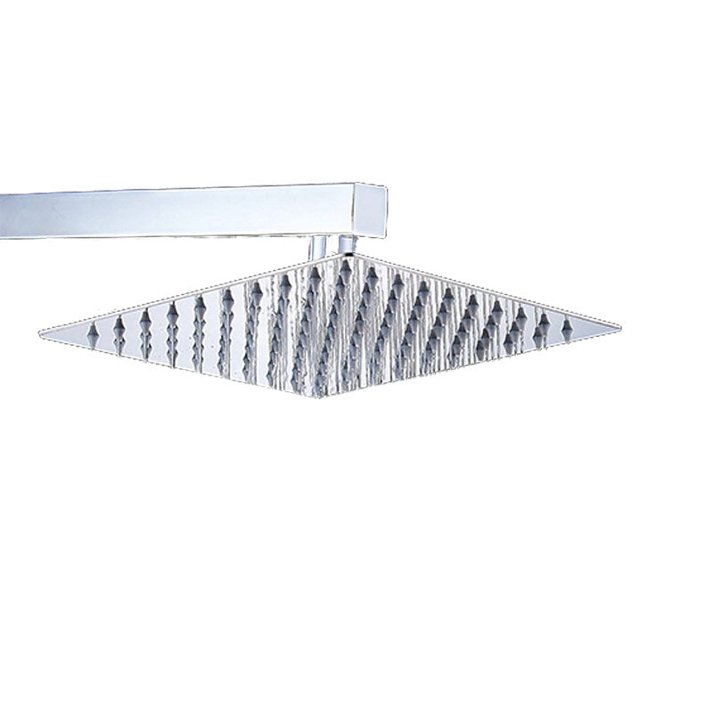 Lisslune | Showerhead Square Wall Mounted Rain Spray Stainless Steel Showerhead