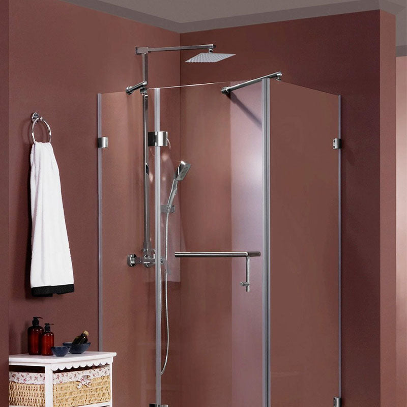 Lisslune | Showerhead Square Wall Mounted Rain Spray Stainless Steel Showerhead