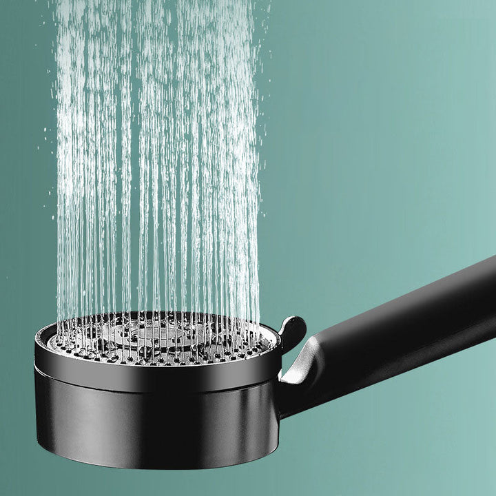 Lisslune | Standard Plastic Shower Head Self-Cleaning Round Handheld Shower Heads