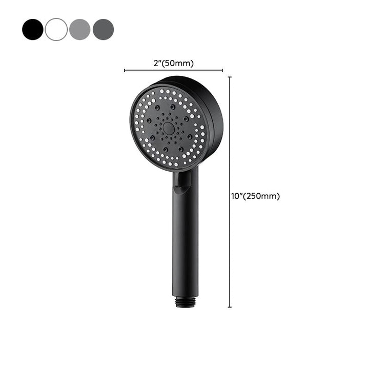 Lisslune | Standard Plastic Shower Head Self-Cleaning Round Handheld Shower Heads