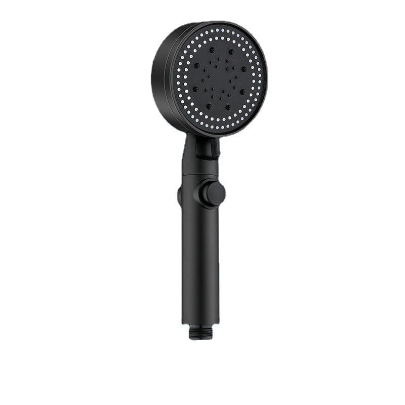 Lisslune | 5 setting patterns shower head plastic round handheld shower head
