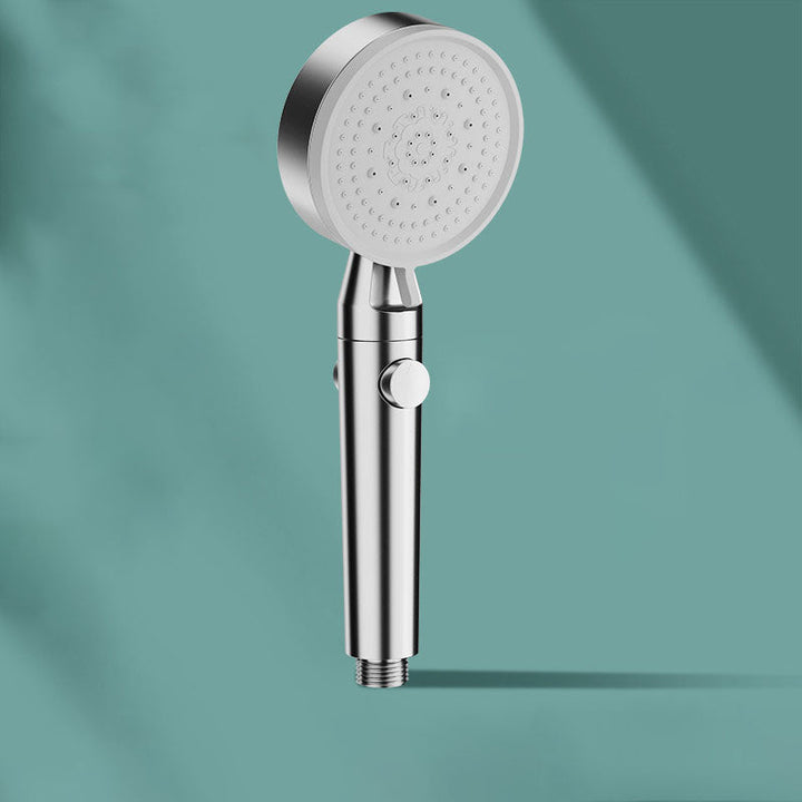 Lisslune | 5 setting patterns shower head plastic round handheld shower head