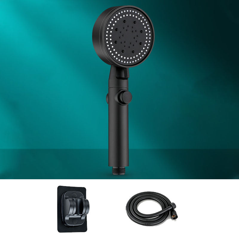 Lisslune | 5 setting patterns shower head plastic round handheld shower head