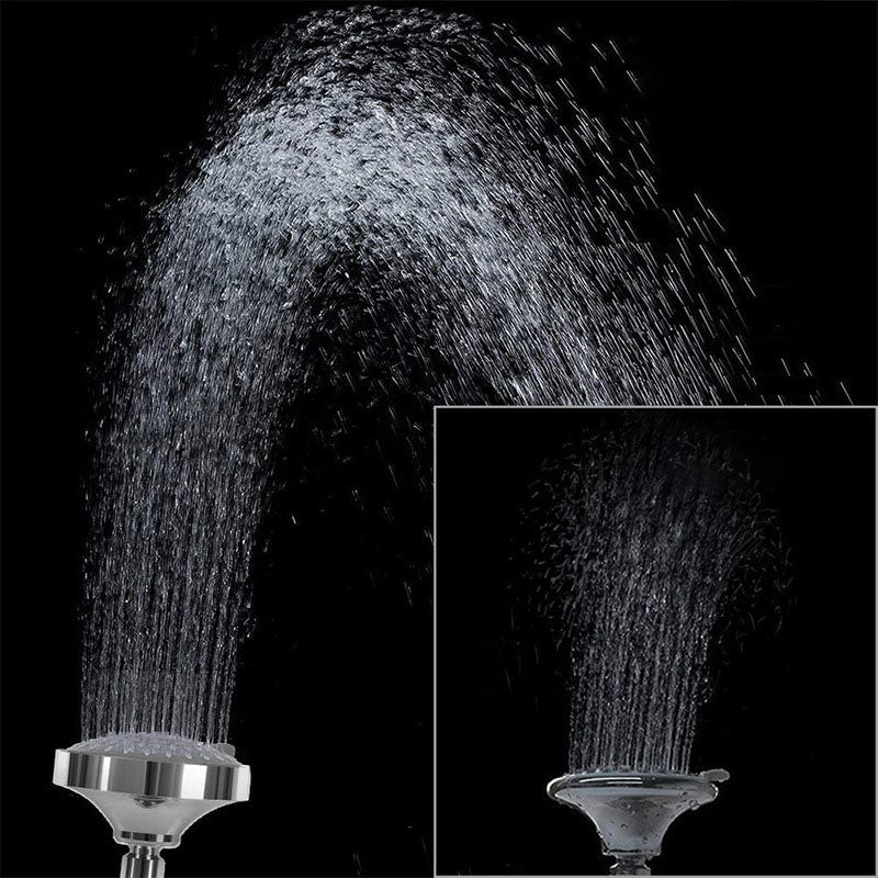 Lisslune | Modern Shower Head Self-Cleaning Standard Round Shower Heads in Silver