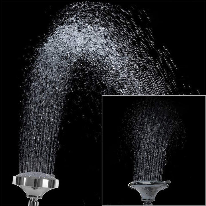 Lisslune | Modern Shower Head Self-Cleaning Standard Round Shower Heads in Silver