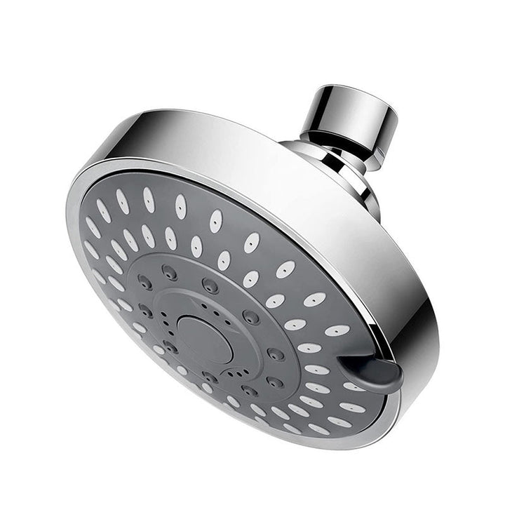 Lisslune | Modern Shower Head Self-Cleaning Standard Round Shower Heads in Silver