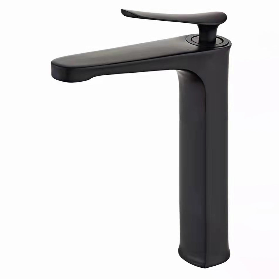 Lisslune | 1 Handle Full Copper Bathroom Sink Faucet Nordic Modern Vanity Faucet with Drain