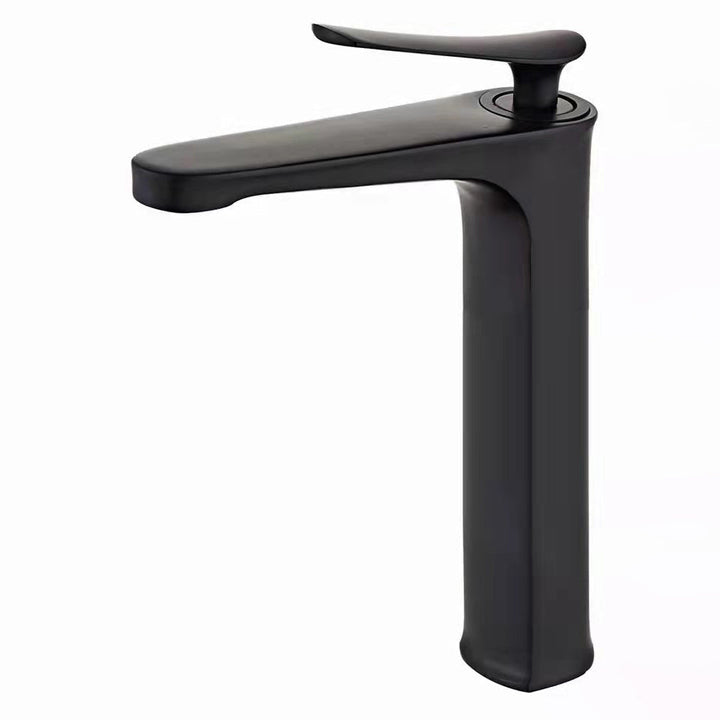 Lisslune | 1 Handle Full Copper Bathroom Sink Faucet Nordic Modern Vanity Faucet with Drain