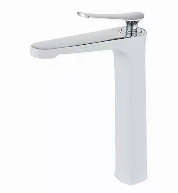 Lisslune | 1 Handle Full Copper Bathroom Sink Faucet Nordic Modern Vanity Faucet with Drain